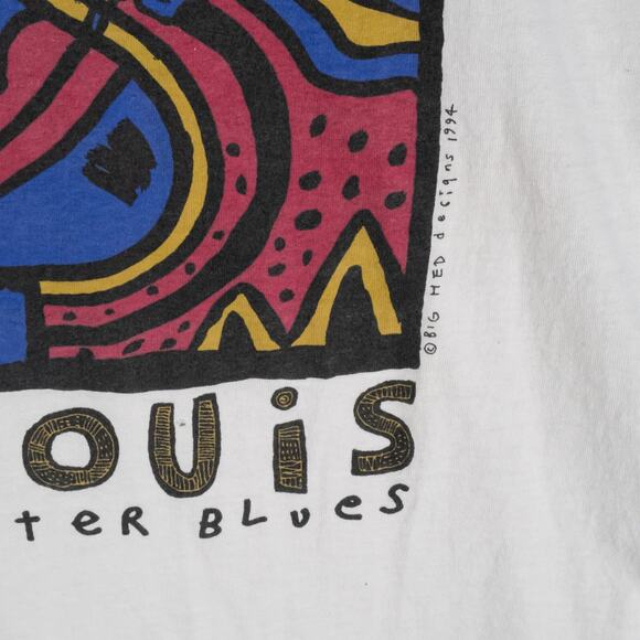 Vintage Spike Lee T Shirt Mo Better Blues Promo Big Hed Designs Single Stitch XL - Picture 6 of 14